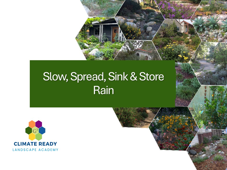 CRLA: Slow, Spread, Sink & Store Rain - EMWD
